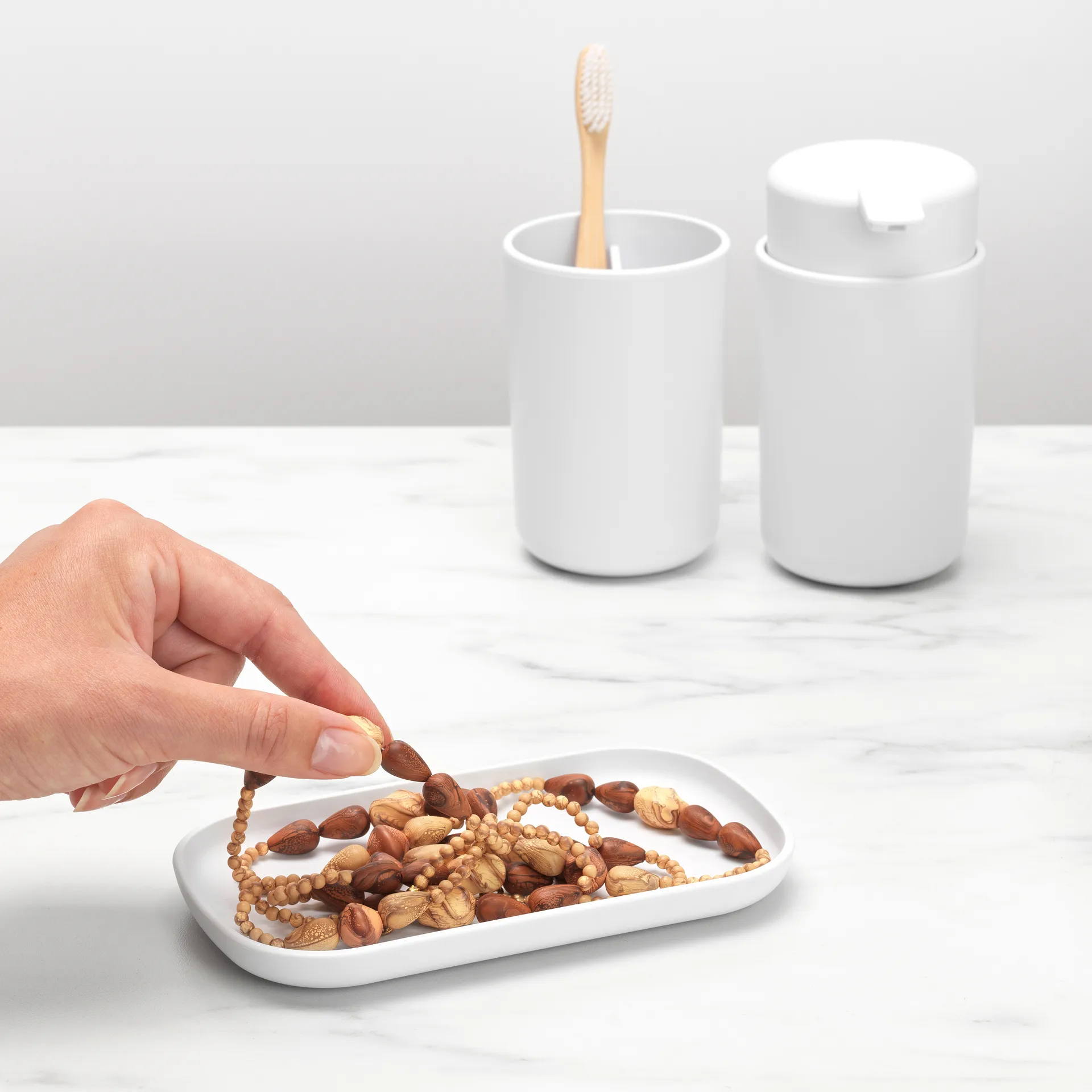 Cesto para lava louça Brabantia 3 peças, branco Brabantia