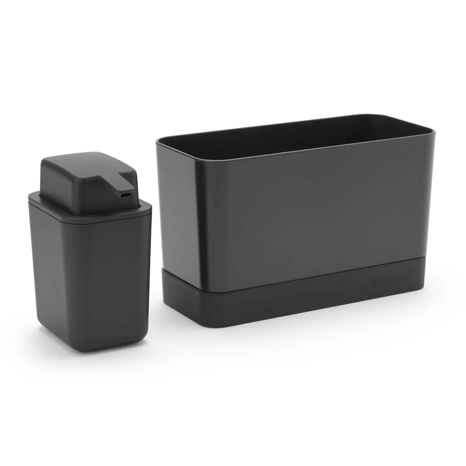 Cesto para lava louça com dispensador de sabão Brabantia, dark grey Brabantia