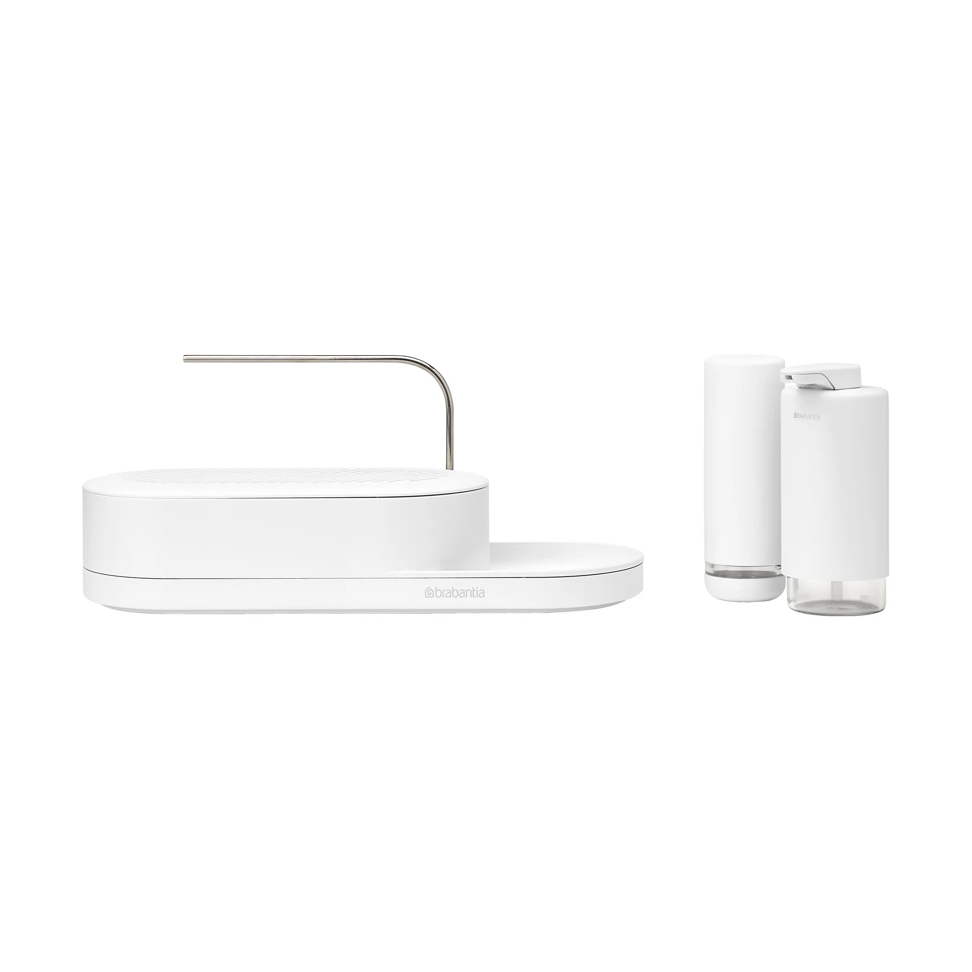Conjunto Organizador de Pia SinkStyle 3 Peças,  Mineral Fresh White  Brabantia