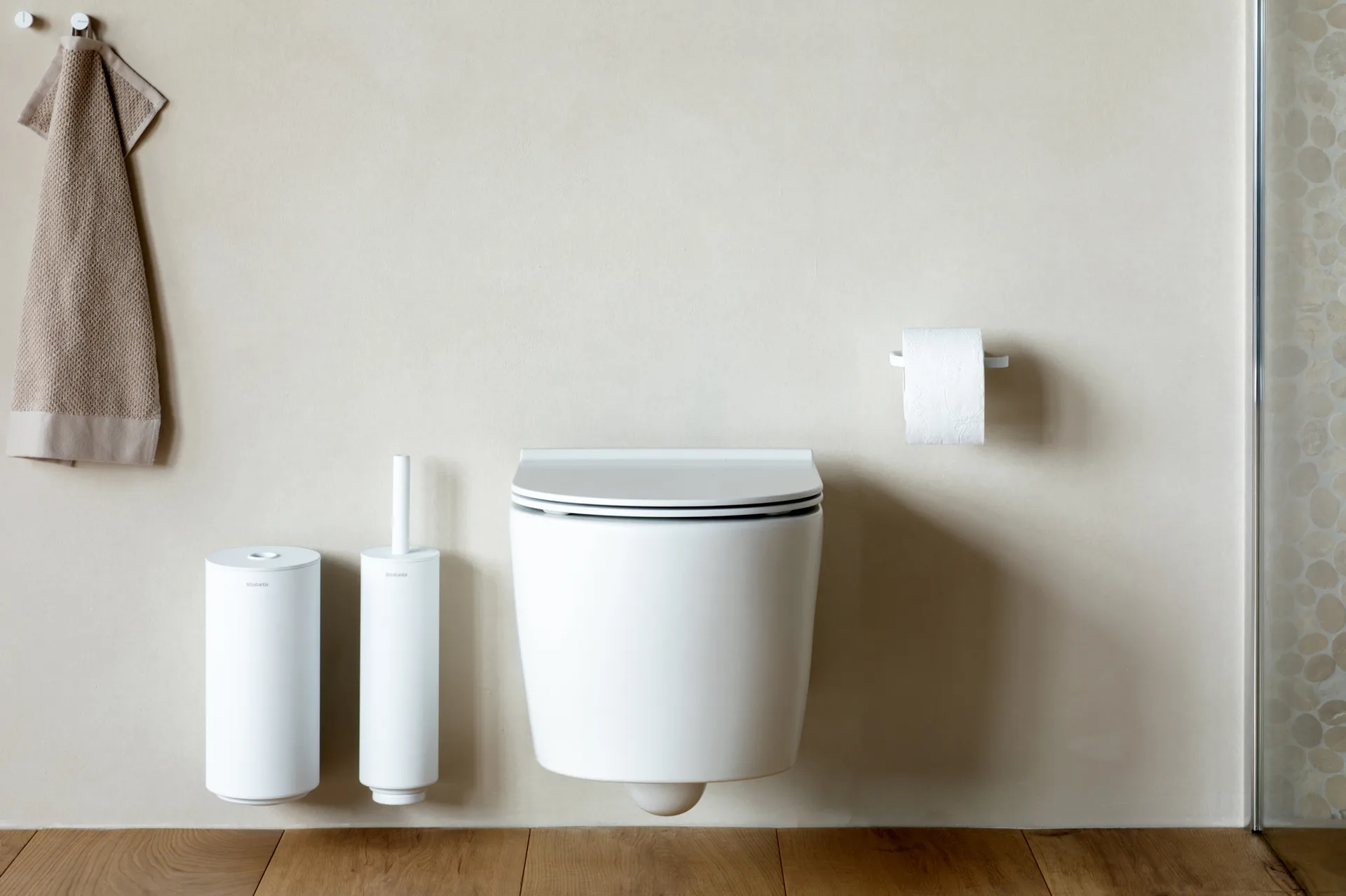 Conjunto sanitário Mindset 3 peças, Mineral Fresh White Brabantia