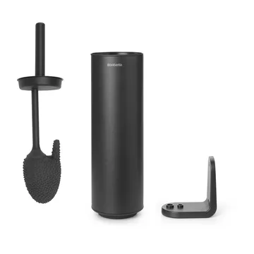 Escova WC MindSet com suporte - Mineral Infinite Grey, silicone - Brabantia