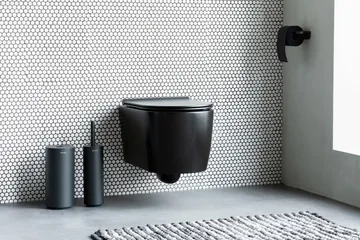 Escova WC MindSet com suporte - Mineral Infinite Grey, silicone - Brabantia