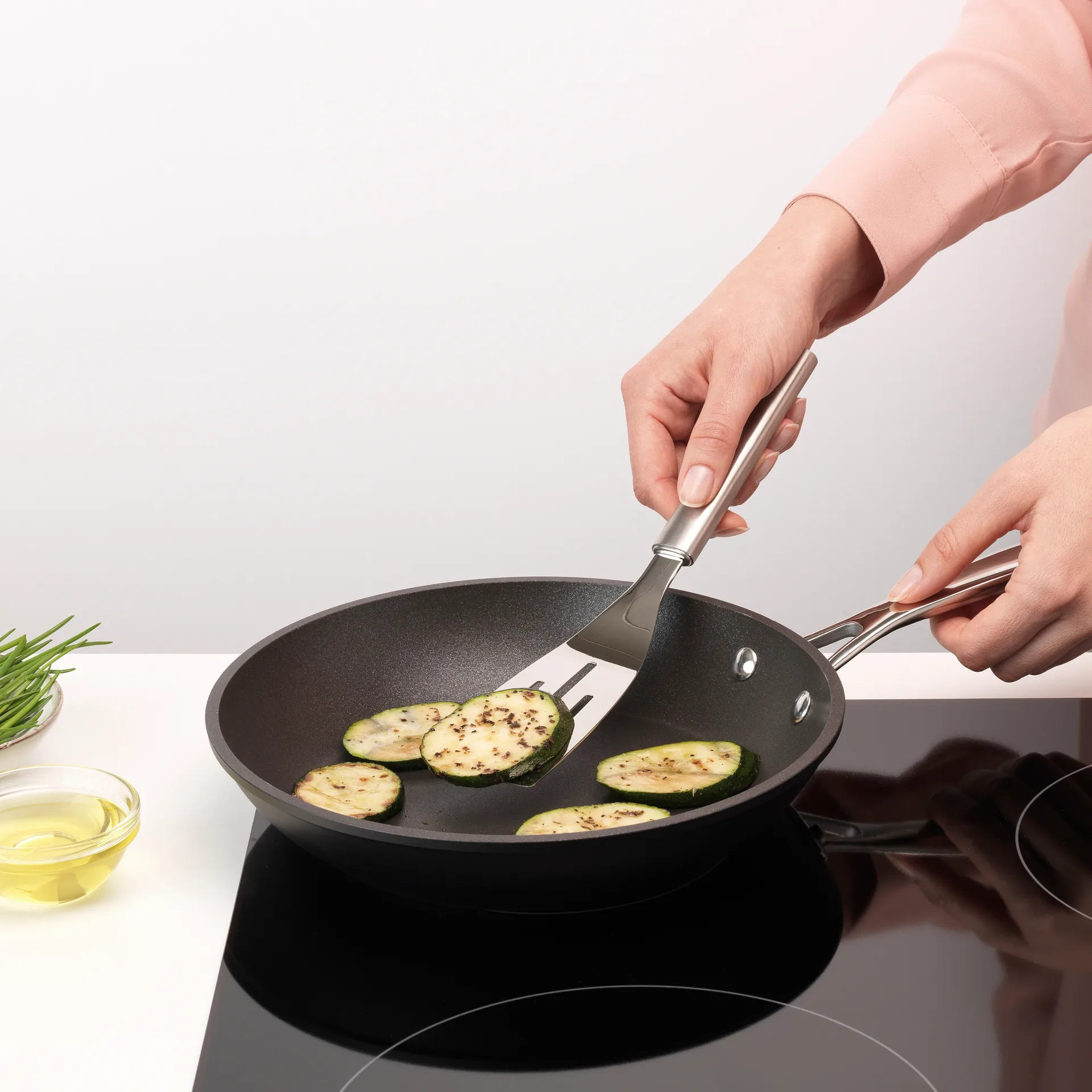 Espátula para grelhar pequena Profile, aço inoxidável Brabantia