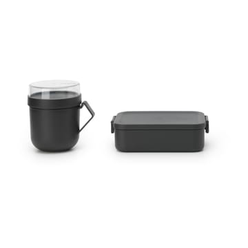 Make & Take conjunto de almoço 2 peças - Cinza escuro - Brabantia