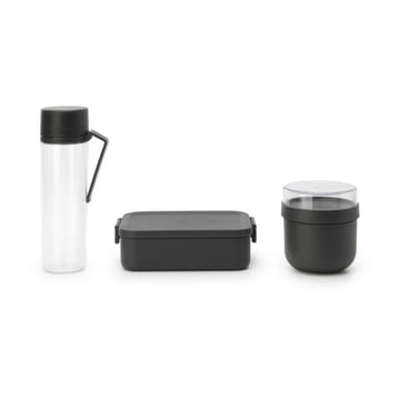 Make & Take conjunto de pequeno-almoço/almoço 3 peças - Cinza escuro - Brabantia