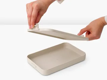 Make & Take lancheira plana 1.1 L - Soft Beige - Brabantia