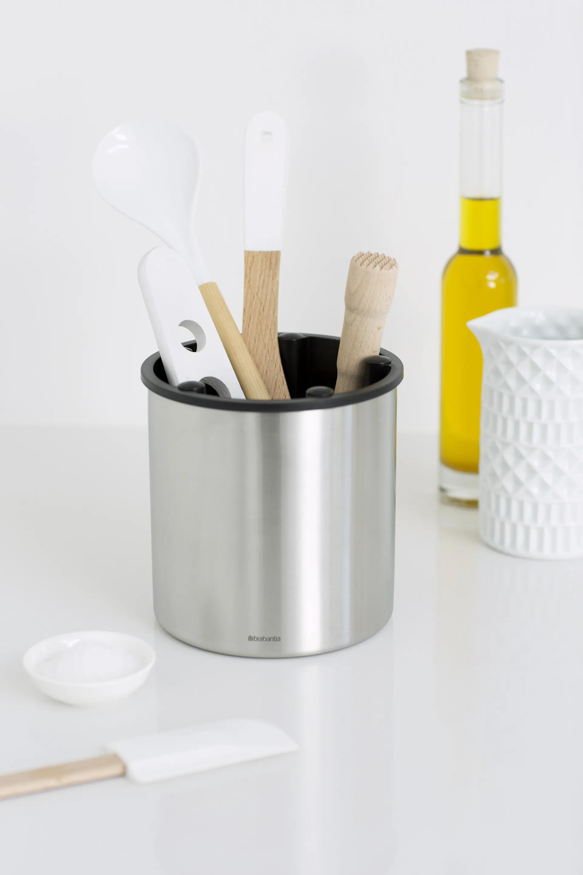 Porta utensílios de cozinha 15,5 cm Profile , Aço-preto Brabantia