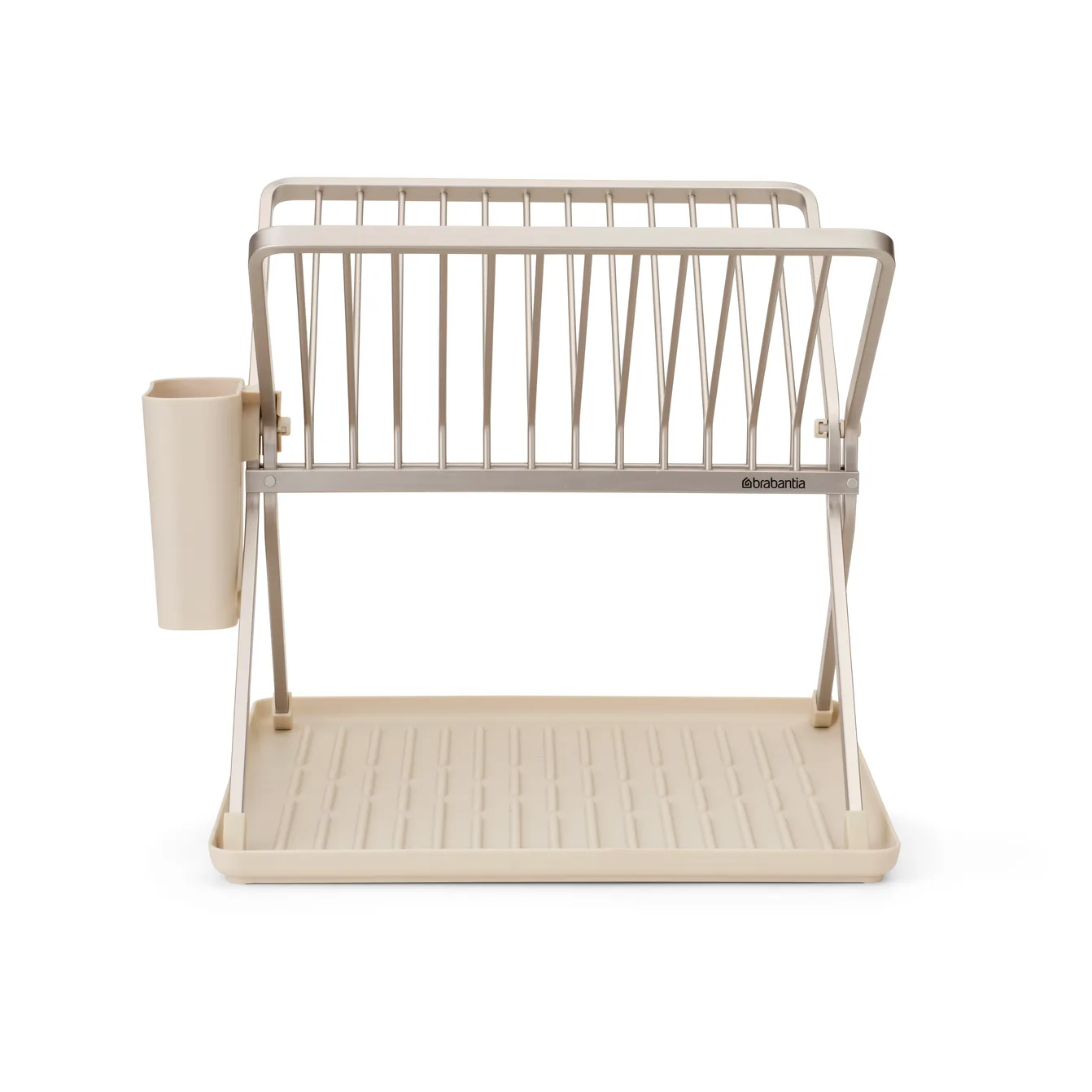 Prateleira de louça dobrável Sinkside 37 cm, Soft Beige Brabantia