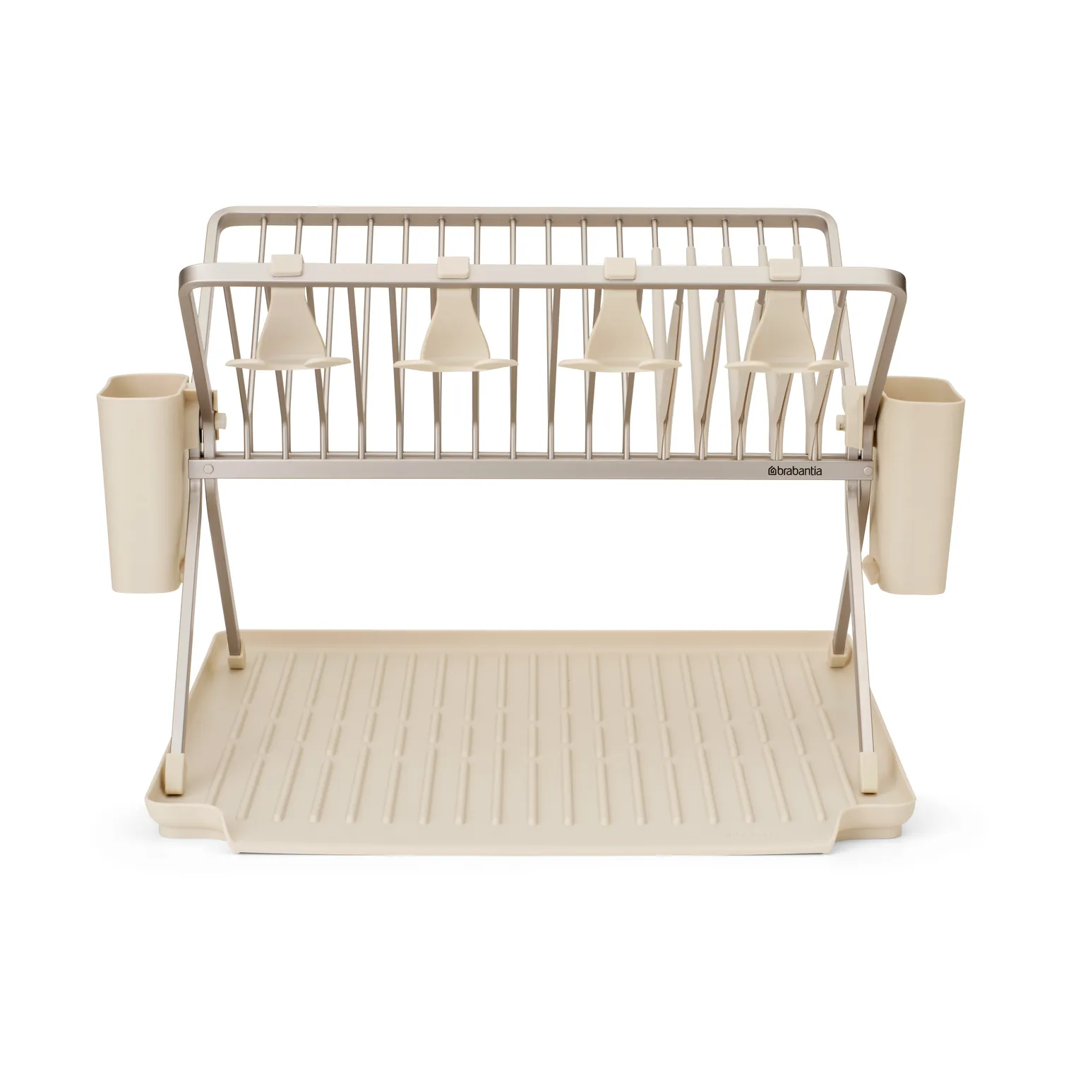 Prateleira de louça dobrável Sinkside 51 cm, Soft Beige Brabantia