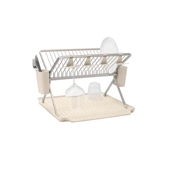 Prateleira de louça dobrável Sinkside 51 cm - Soft Beige - Brabantia