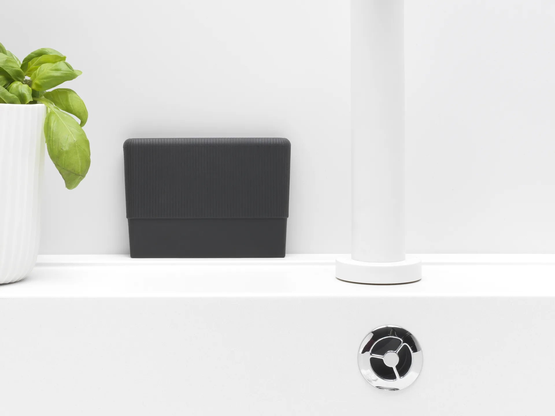 Raspador de louça Sinkside, Cinza escuro Brabantia