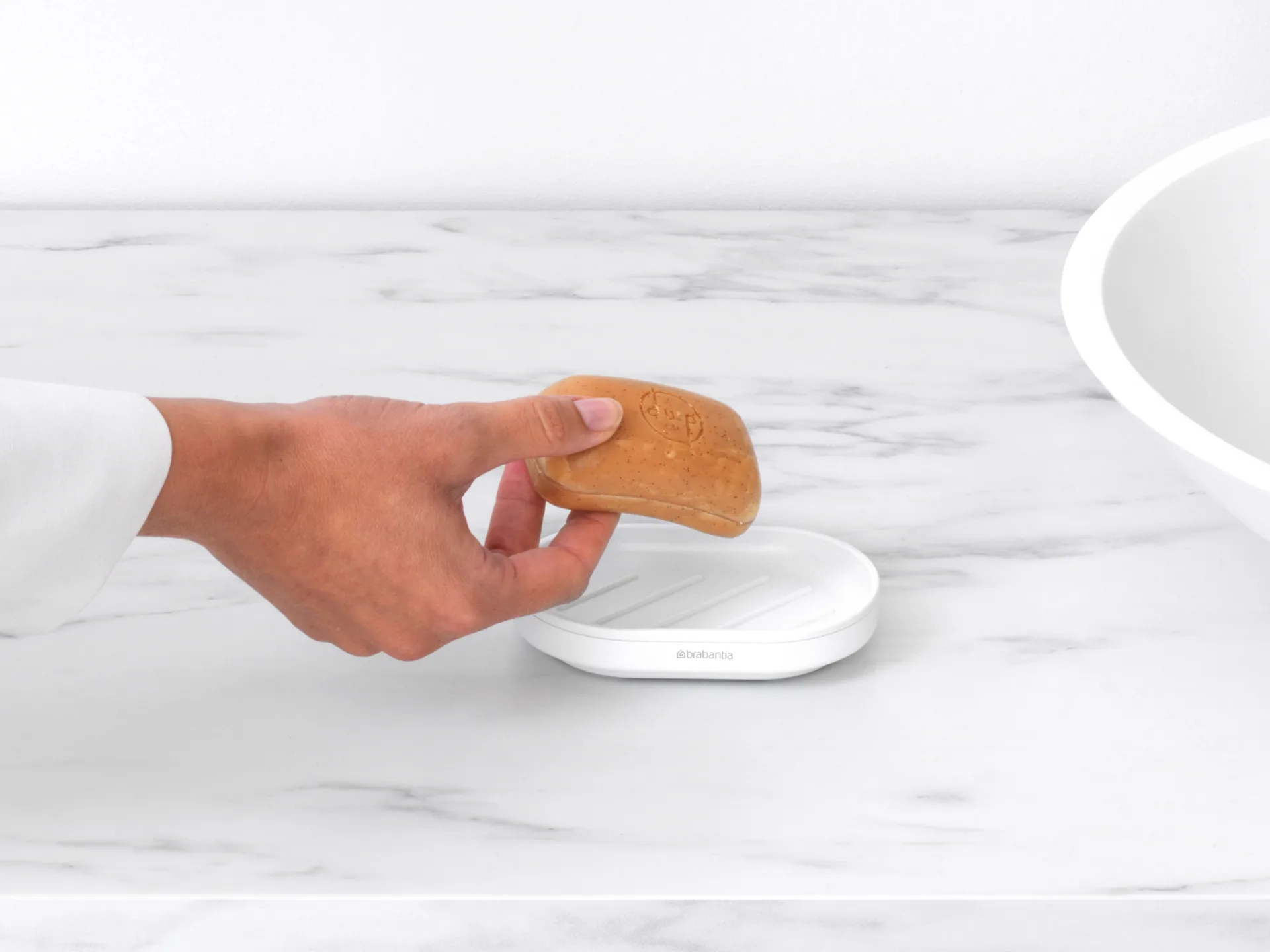 Saboneteira MindSet, Mineral Fresh White Brabantia