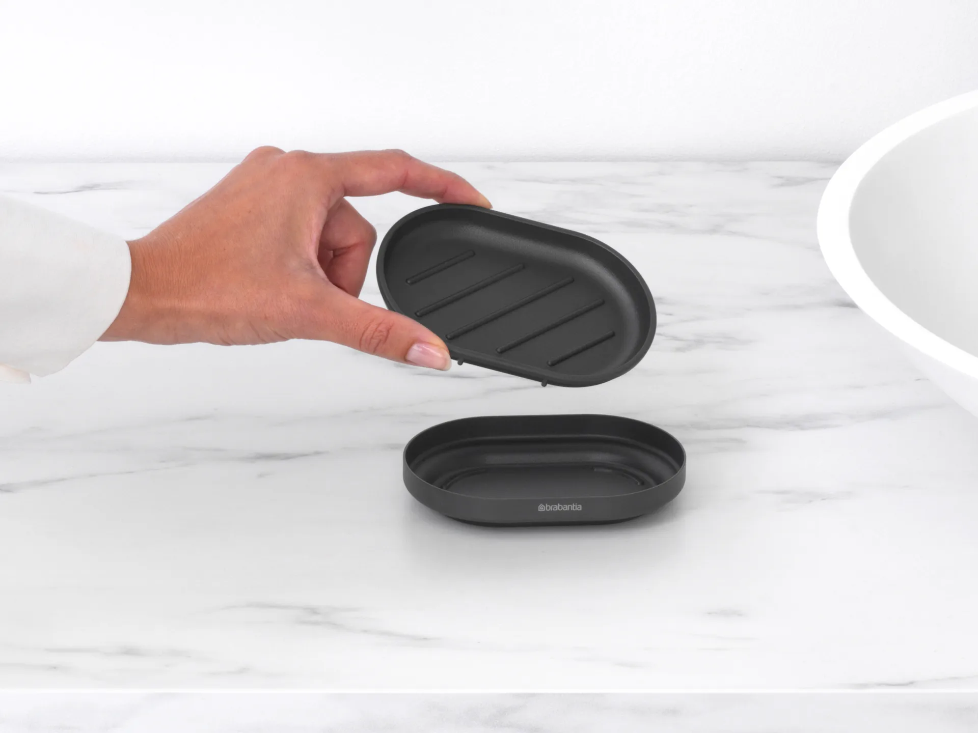 Saboneteira MindSet, Mineral Infinite Grey Brabantia