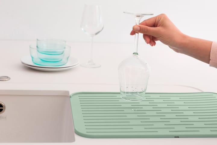 Tapete de silicone para pratos Brabantia - Jade green - Brabantia