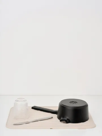 Tapete de silicone para pratos Brabantia - Soft beige - Brabantia
