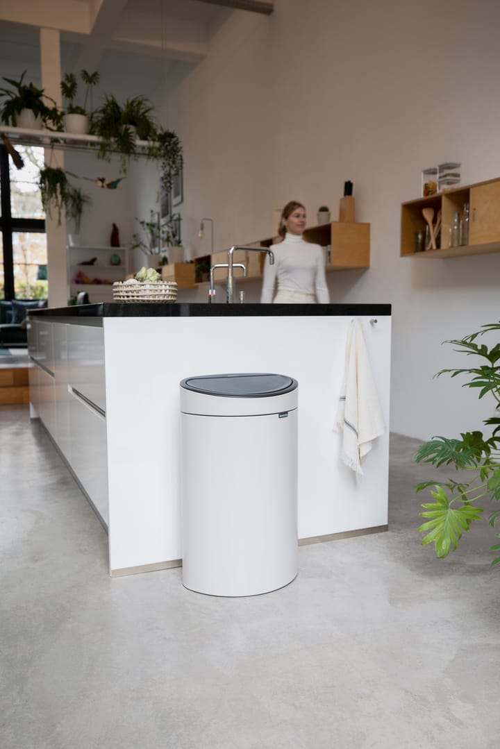Touch Bin 40 litros, Soft beige Brabantia