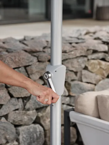 Abriola guarda-sol - Charcoal black, Ø270 cm - Brafab