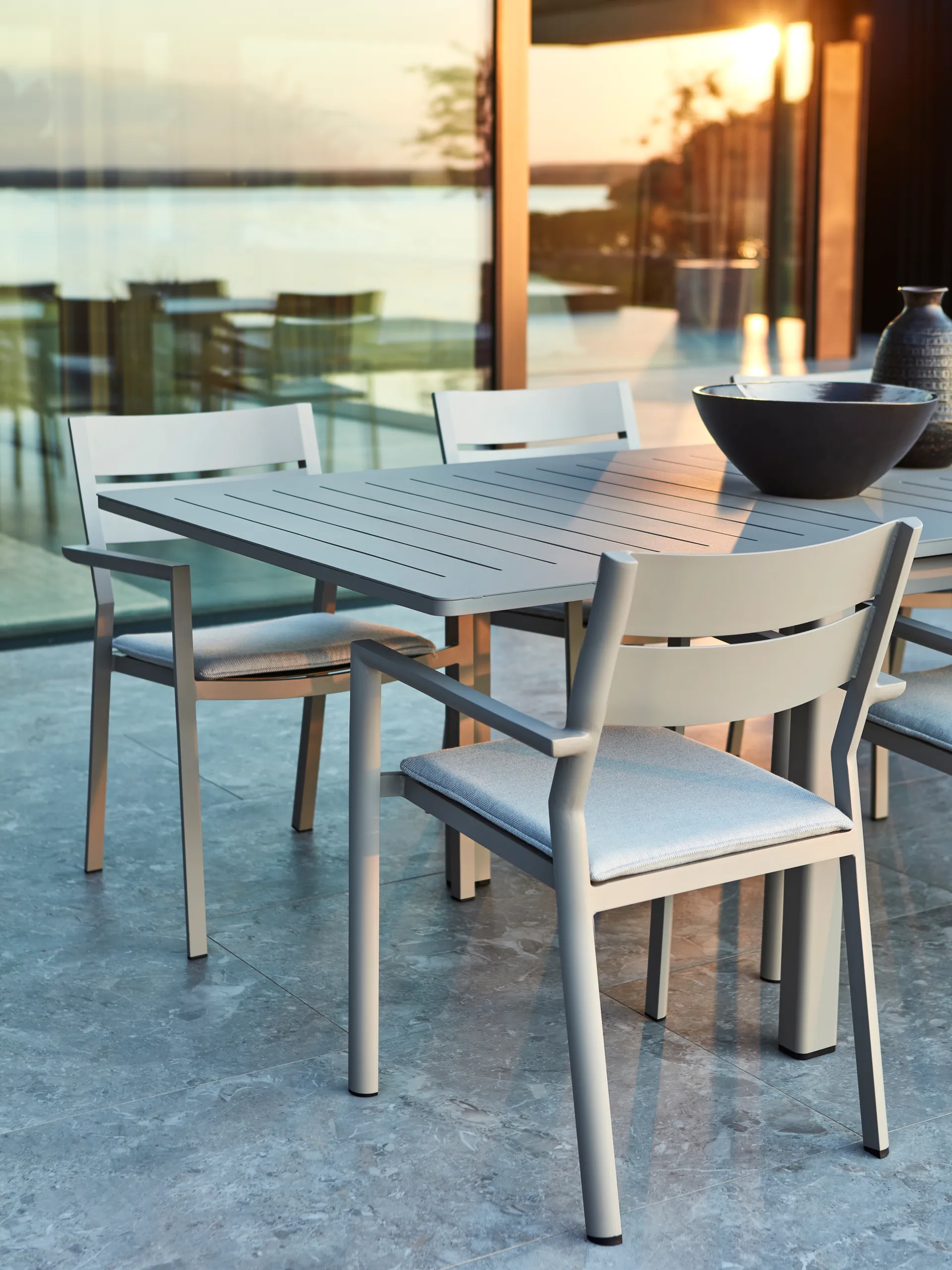 Almofada de assento Frisk 37x37 cm, Ash Brafab