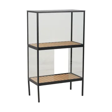 Armário de plantas Grower Greens - Preto, 81x137 cm - Brafab