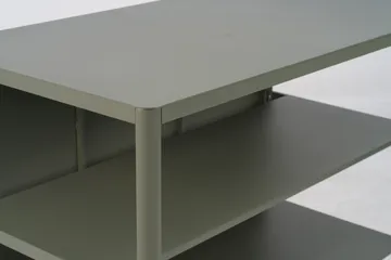 Bancada de cozinha exterior Kelia com prateleiras - Nordic green, 121x91x64 cm - Brafab