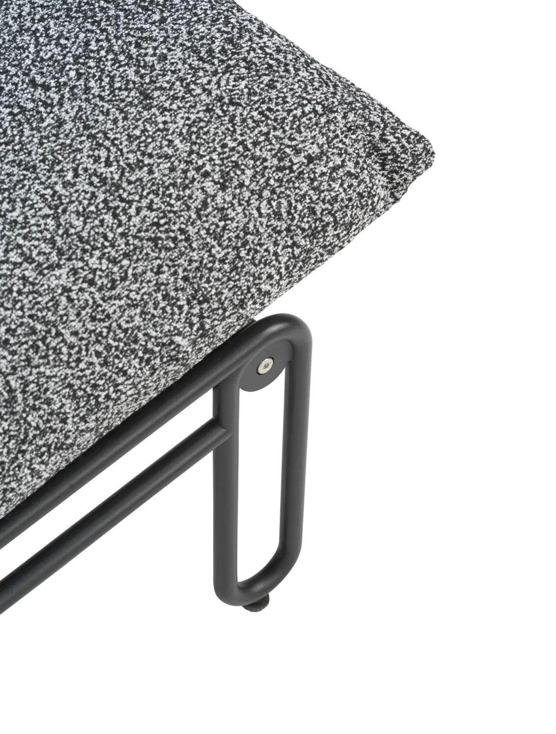 Blixt poltrona lounge, Preto-teddy formiga Brafab