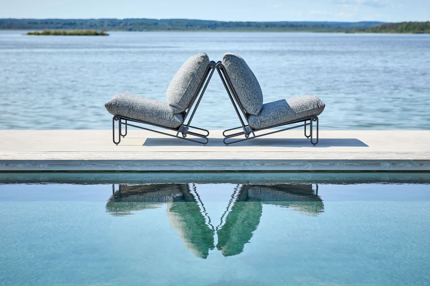 Blixt poltrona lounge, Preto-teddy formiga Brafab