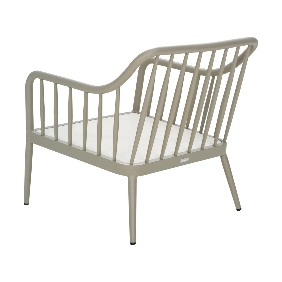 Coleville poltrona, Caquí-bege juta Brafab