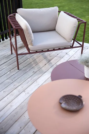 Collier poltrona - Vermelho zin-teddy bege - Brafab