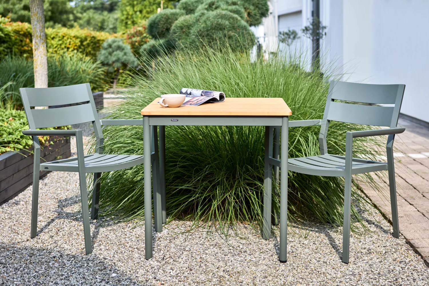 Delia cadeira de braços, Verde nórdico Brafab