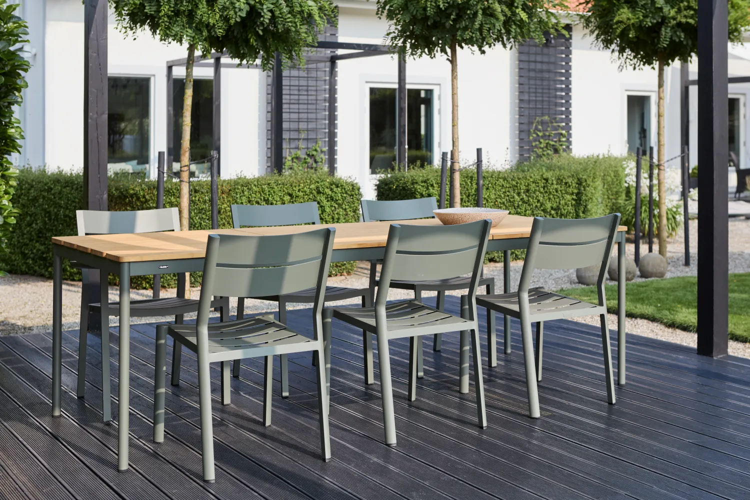 Delia cadeira de braços, Verde nórdico Brafab