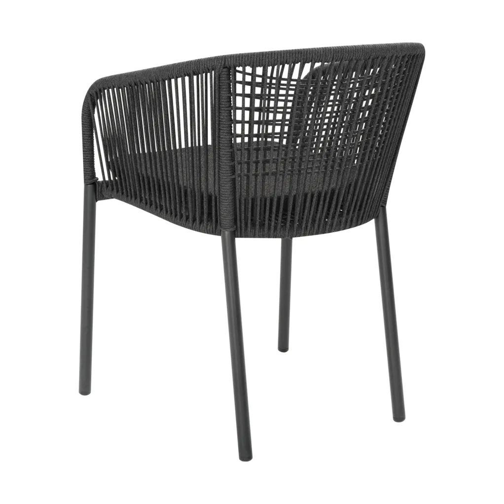 Delta cadeira de braços, Antracite Brafab