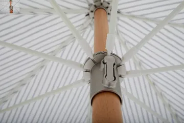 Guarda-sol Gatsby - Grey stripe, Ø185 cm - Brafab