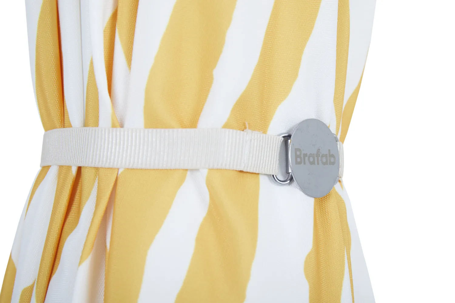 Guarda-sol Gatsby, Yellow stripe, Ø185 cm Brafab