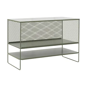Haru armário de bancada para cozinha exterior com prateleiras 120x90x60 cm - Cinzento ardósia - Brafab