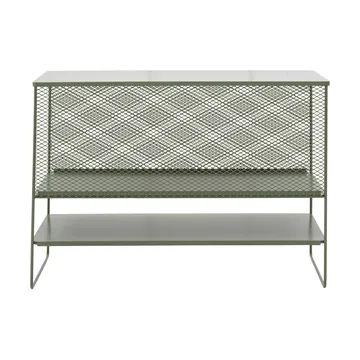 Haru armário de bancada para cozinha exterior com prateleiras 120x90x60 cm - Cinzento ardósia - Brafab