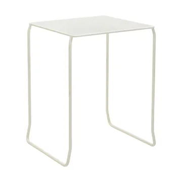 Haru mesa de café - Pearl white, 54x61 cm - Brafab