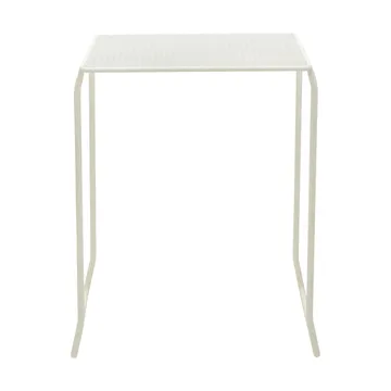 Haru mesa de café - Pearl white, 54x61 cm - Brafab