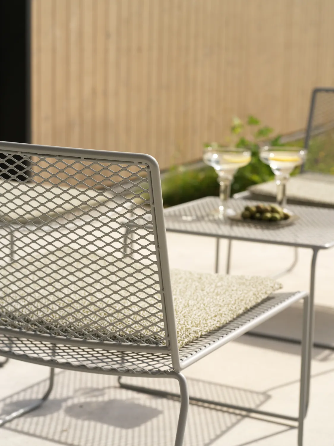 Haru mesa lateral, Slate grey, 54x54 cm Brafab