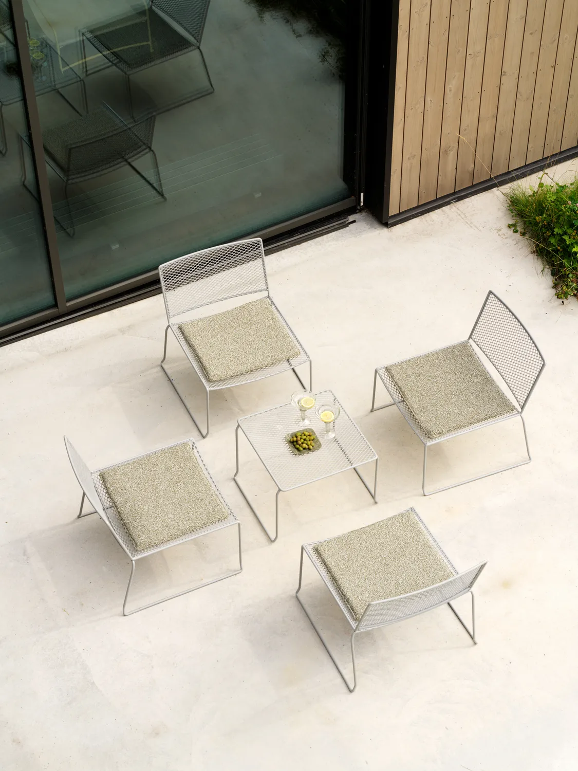 Haru poltrona lounge, Cinzento ardósia Brafab