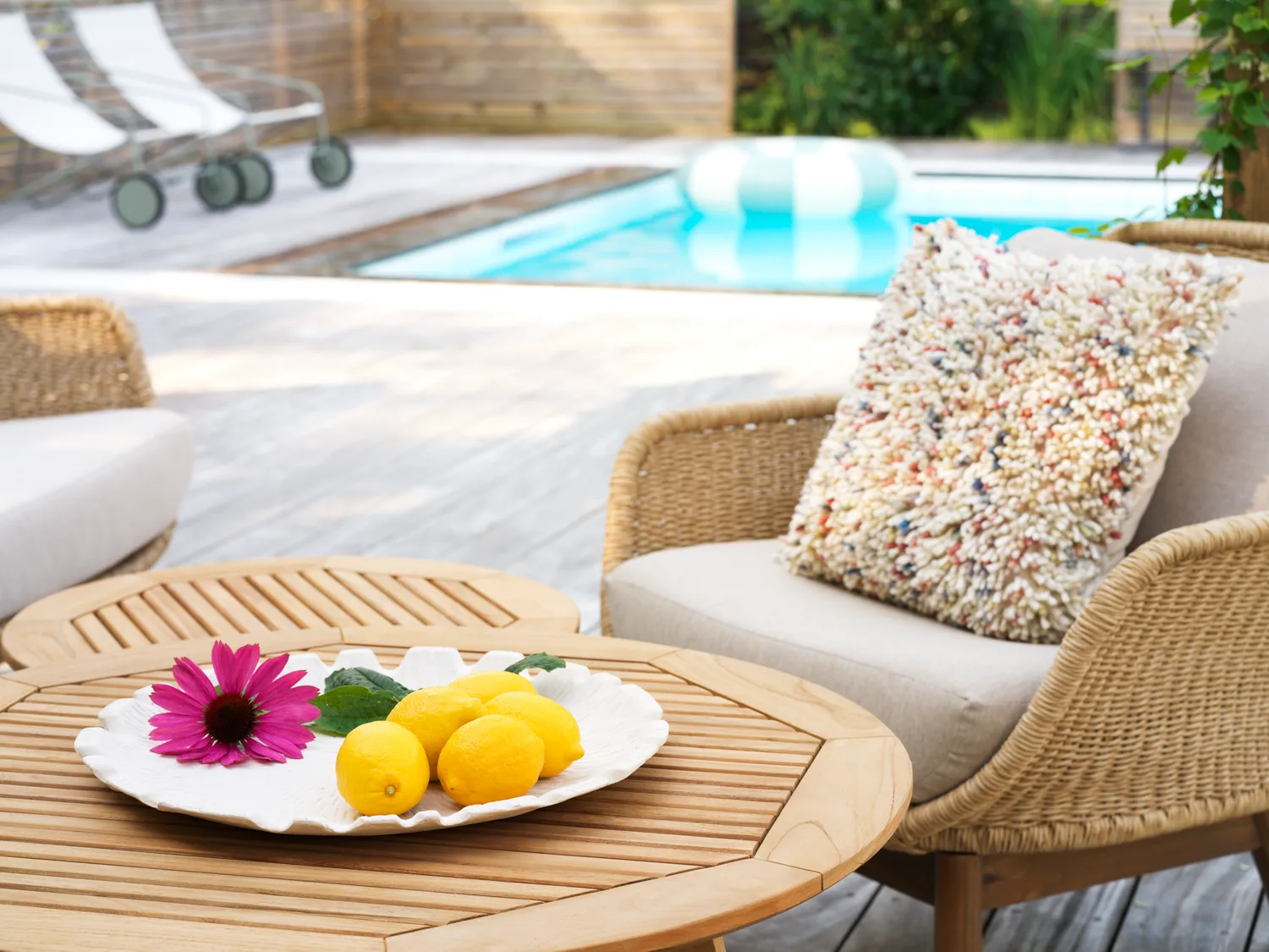 Lily poltrona, Palha torcido-trigo aveludado Brafab