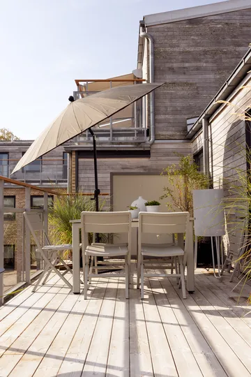 Lomma mesa de jantar - Light grey, 132x80x73 cm - Brafab