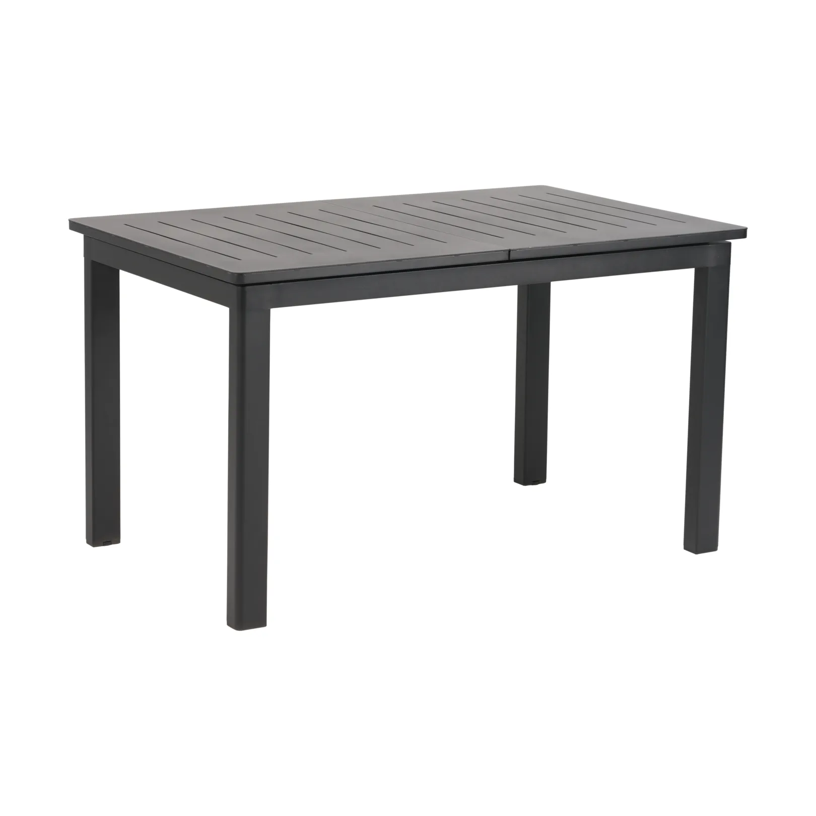 Lomma mesa de jantar, Preto, 128-187x80x73 cm Brafab