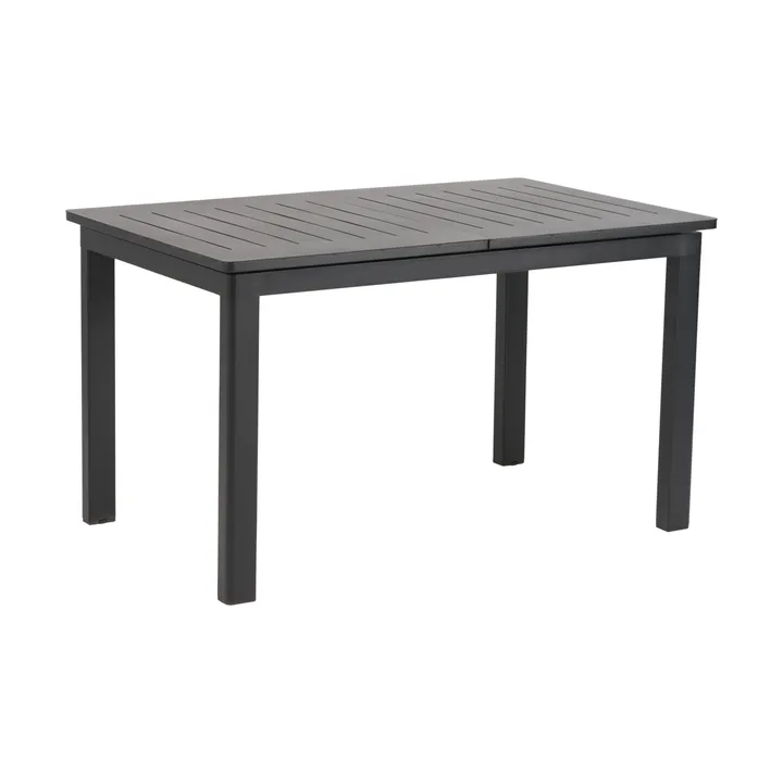 Lomma mesa de jantar - Preto, 128-187x80x73 cm - Brafab