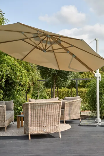 Luzzi guarda-sol suspenso - Caquí-areia - Brafab