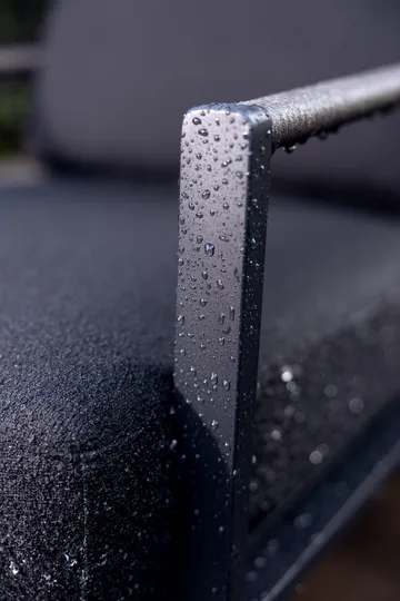 Lyra poltrona - Preto-teddy preto - Brafab