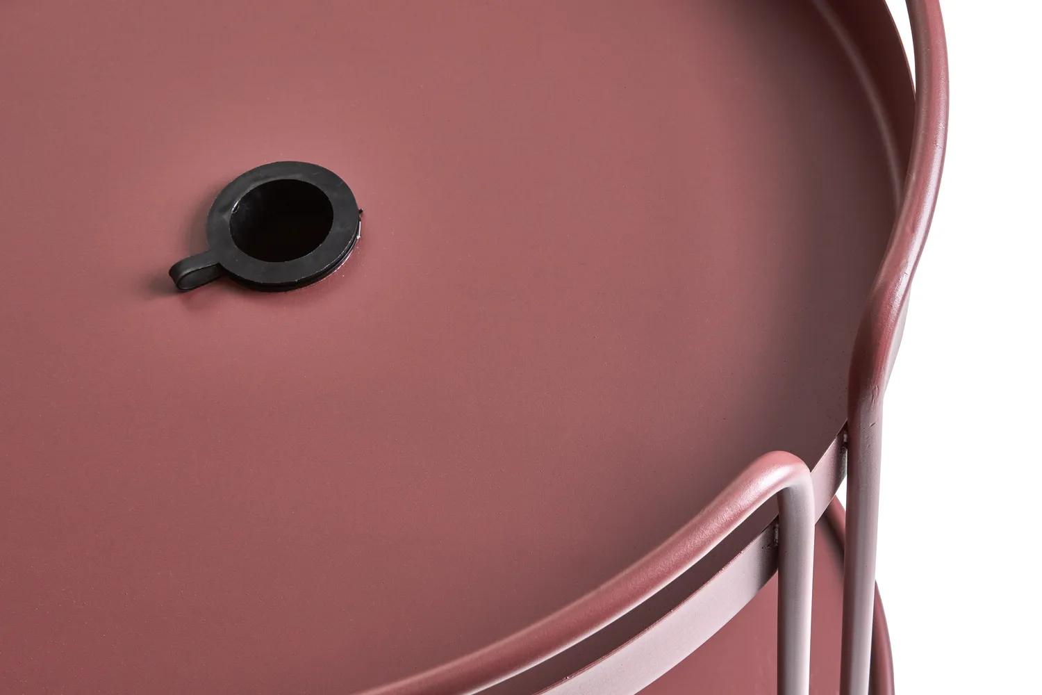 Mesa de apoio e base para guarda-sol Shady, Zin red Brafab