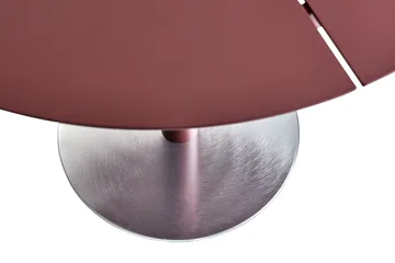 Mesa de café Peace Bistro Ø80 cm Zin red - Brafab