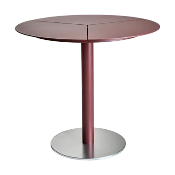 Mesa de café Peace Bistro Ø80 cm Zin red - undefined - Brafab