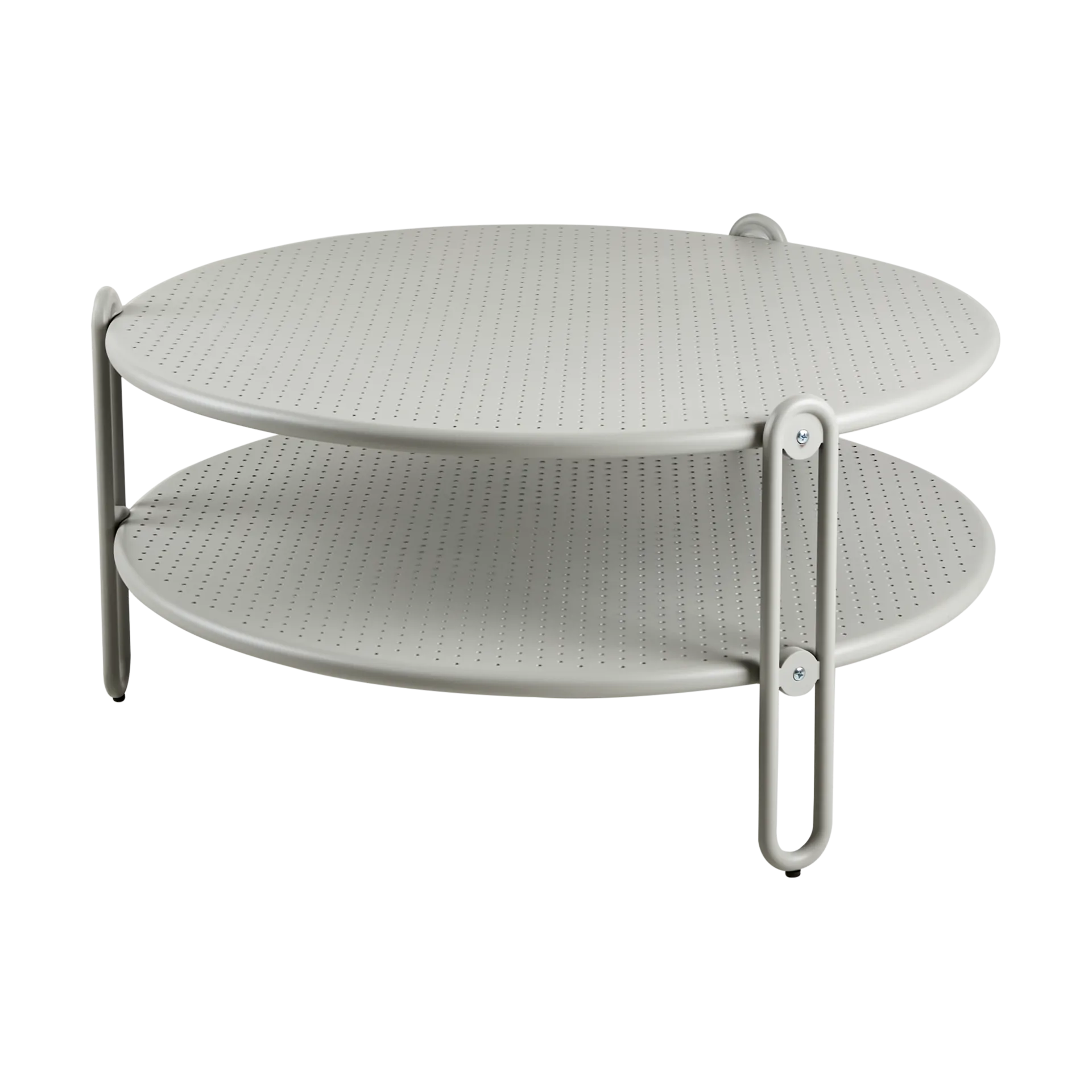 Mesa de centro Blixt, Light grey Ø85 cm Brafab