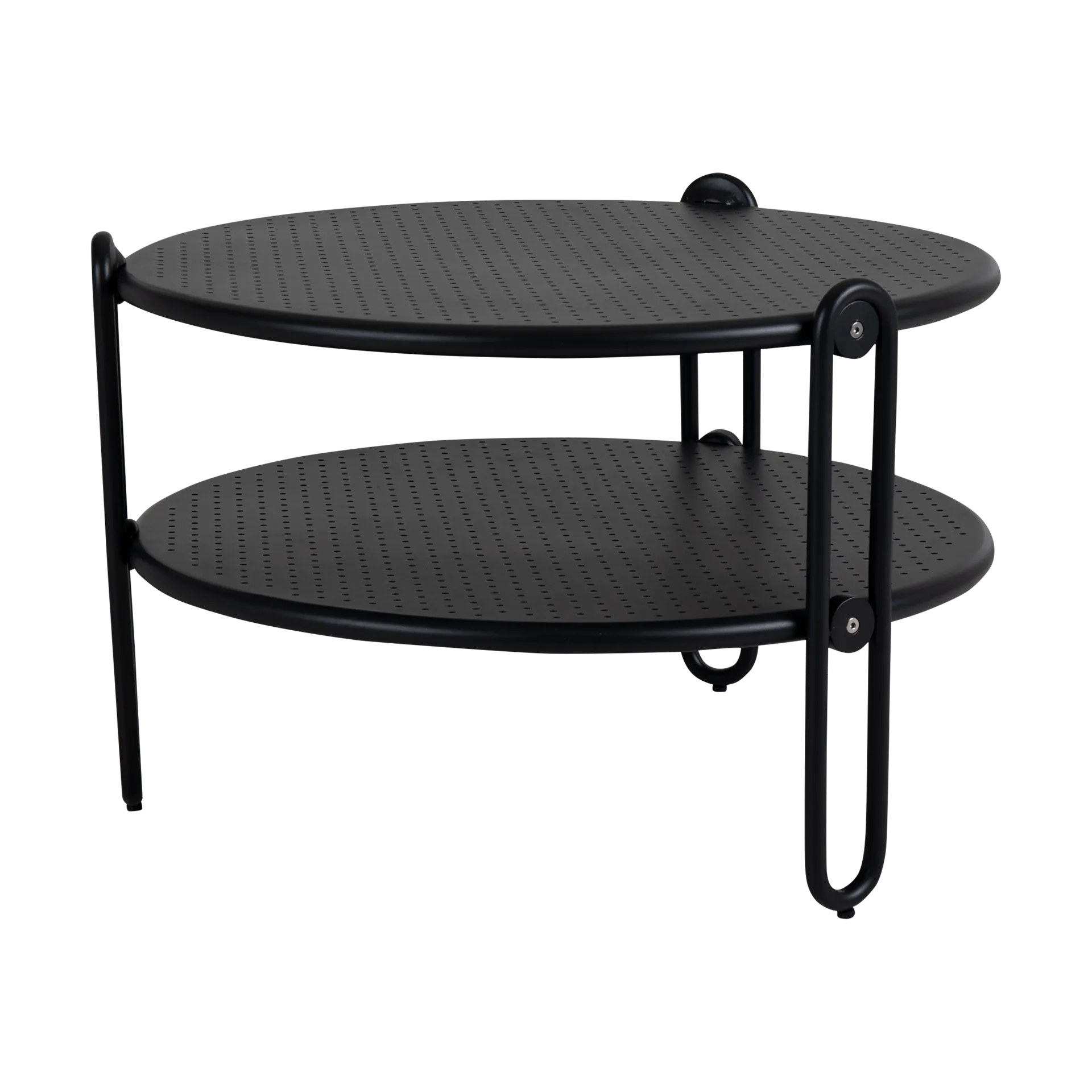 Mesa de centro Blixt, Preto Ø65 cm Brafab